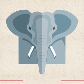 矢量动物 矢量植物 插画 手绘