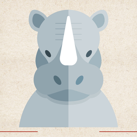 矢量动物 矢量植物 插画 手绘