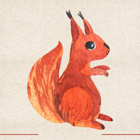 矢量动物 矢量植物 插画 手绘