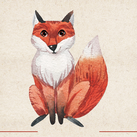 矢量动物 矢量植物 插画 手绘