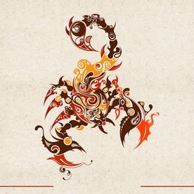 矢量动物 矢量植物 插画 手绘