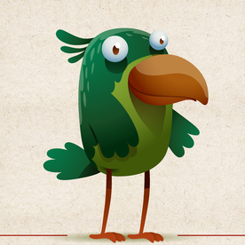 矢量动物 矢量植物 插画 手绘