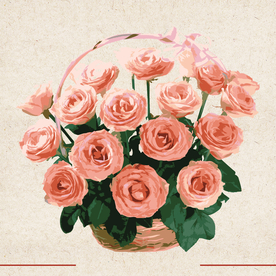 矢量动物 矢量植物 插画 手绘