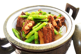 豆角炖排骨