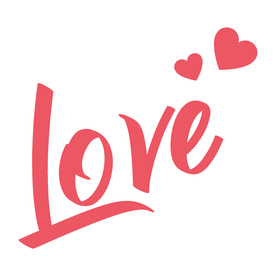 love 爱心 艺术字体 七夕