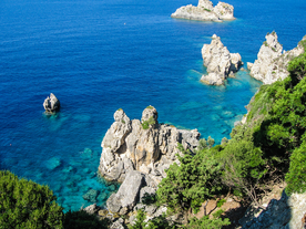 海岸风景摄影图