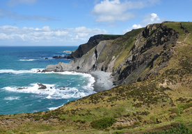 海岸风景摄影图