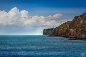 海岸风景摄影图