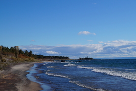 海岸风景摄影图