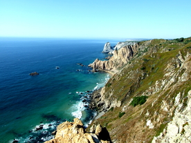 海岸风景摄影图