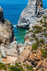 海岸风景摄影图