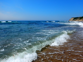 海岸风景摄影图