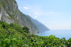 海岸风景摄影图