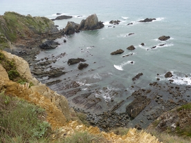 海岸风景摄影图