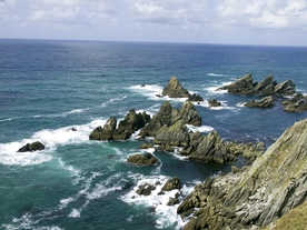 海岸风景摄影图