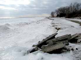 海岸风景摄影图