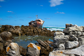 海岸风景摄影图