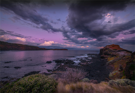 海岸风景摄影图