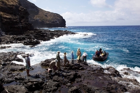 海岸风景摄影图