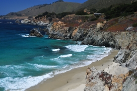 海岸风景摄影图