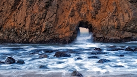 海岸风景摄影图