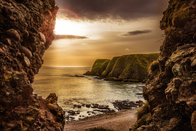 海岸风景摄影图