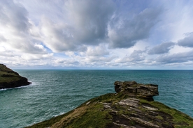 海岸风景摄影图
