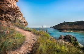 海岸风景摄影图