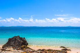 海岸风景摄影图