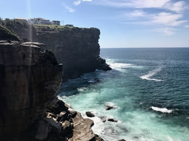 海岸风景摄影图