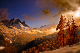 海岸风景摄影图