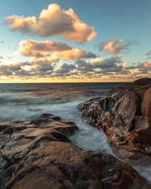 海岸风景摄影图
