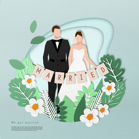 卡通情侣头像图片