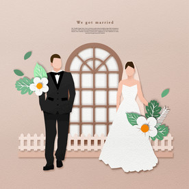 卡通情侣头像图片