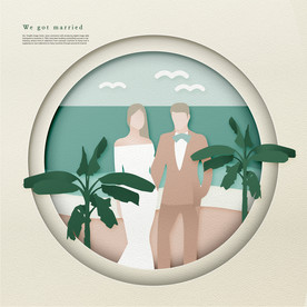 卡通情侣头像图片