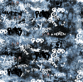 复古 数码印花 男装女装 格