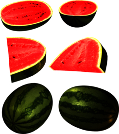 西瓜元素图片