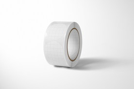 圆卷贴纸样机集