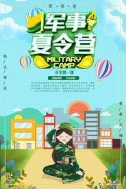 军训海报