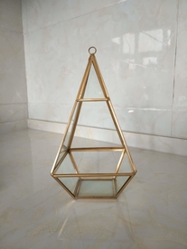 北欧几何玻璃花房实拍图