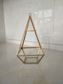 几何玻璃花房实拍图