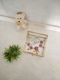 几何多边形玻璃花房摆件实拍图