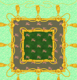 大牌 方巾 绳子 链子