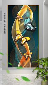 新中式蝴蝶装饰画
