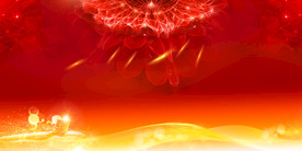 红色喜庆年会颁奖晚会背景素材