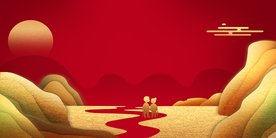 红色喜庆签到颁奖晚会背景素材