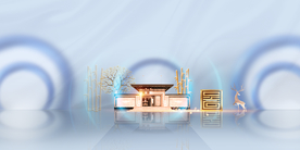 地产活动复古背景素材