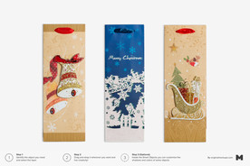 温馨圣诞插画背景装饰海报图片