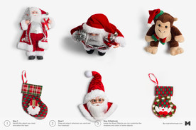 温馨圣诞插画背景装饰海报图片