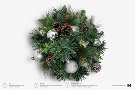 温馨圣诞插画背景装饰海报图片